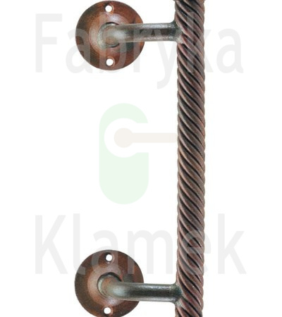 Uchwyt zewnętrzny Madrid ZANC 210 mm, kolor rdza starodawna Uchwyt zewnętrzny Madrid ZANC 210 mm, kolor rdza starodawna