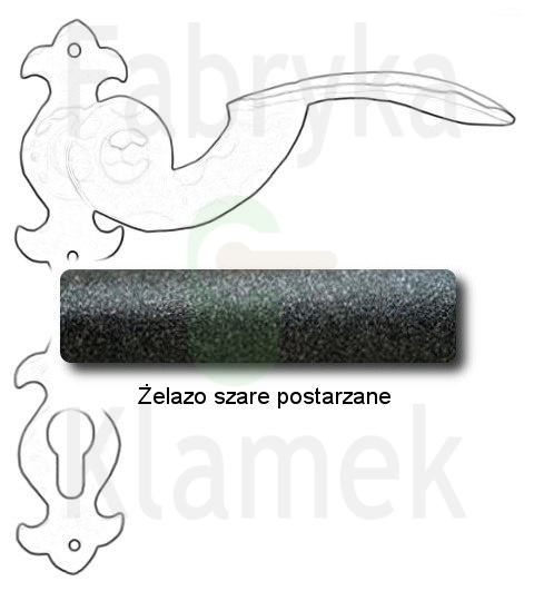 żelazo szare postarzane żelazo szare postarzane