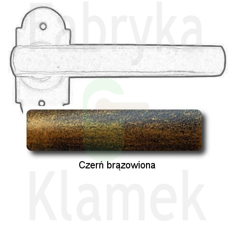 czerń brązowiona czerń brązowiona