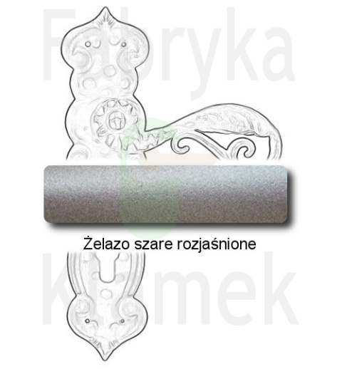 Klamka Kajmiła 507 na wkladkę rozstaw 90 mm Klamka Kajmiła 507 na wkladkę rozstaw 90 mm