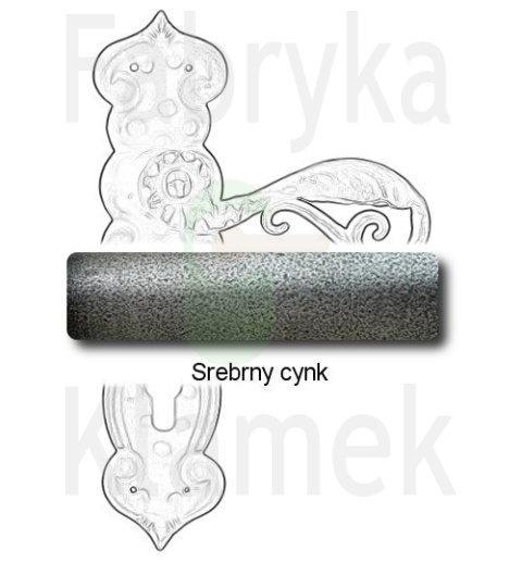 Klamka Kajmiła 507 na wkladkę rozstaw 90 mm Klamka Kajmiła 507 na wkladkę rozstaw 90 mm