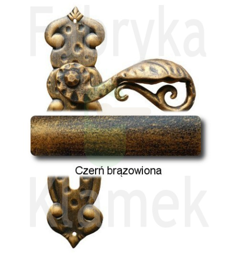 Klamka Kajmiła 507 na wkladkę rozstaw 90 mm Klamka Kajmiła 507 na wkladkę rozstaw 90 mm
