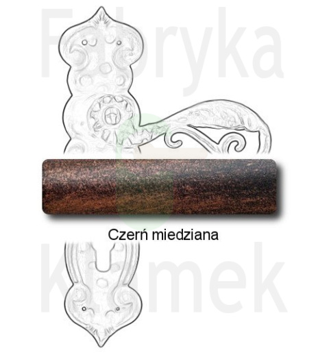Klamka Kajmiła 507 na wkladkę rozstaw 90 mm Klamka Kajmiła 507 na wkladkę rozstaw 90 mm