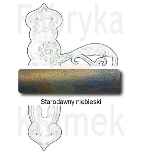 Klamka Kajmiła 507 na wkladkę rozstaw 90 mm Klamka Kajmiła 507 na wkladkę rozstaw 90 mm