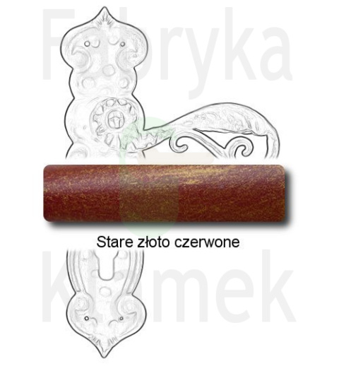 Klamka Kajmiła 507 na wkladkę rozstaw 92 mm Klamka Kajmiła 507 na wkladkę rozstaw 92 mm