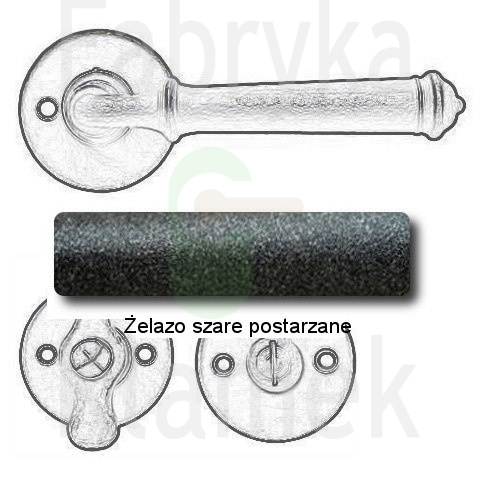 żelazo szare postarzane żelazo szare postarzane