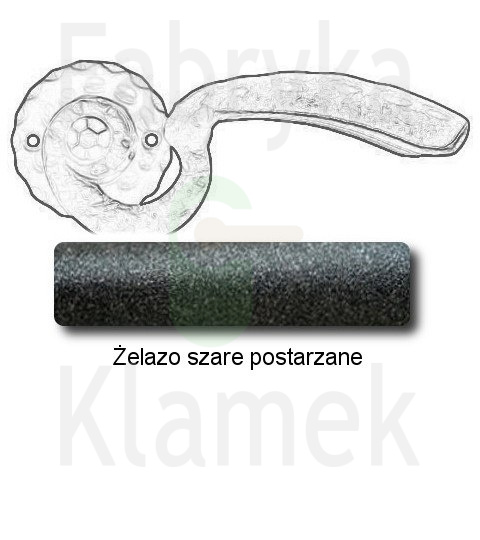 żelazo szare postarzane żelazo szare postarzane