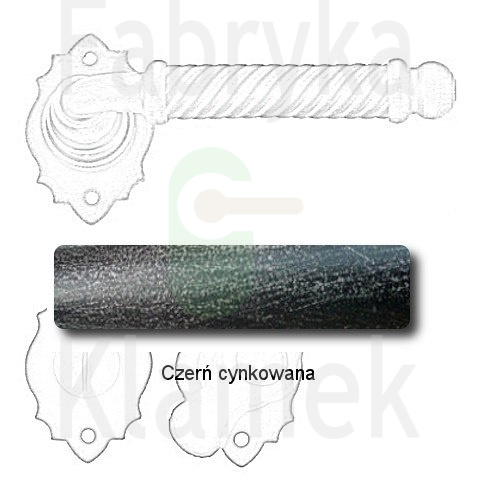 czerń cynkowana czerń cynkowana