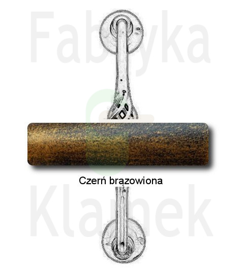 czerń brązowiona czerń brązowiona