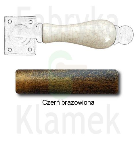 czerń brązowiona czerń brązowiona