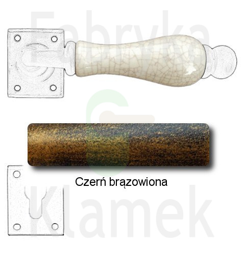 czerń brązowiona czerń brązowiona