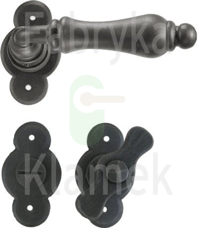 Klamka Berlino 2501 z blokadą WC Klamka Berlino 2501 z blokadą WC