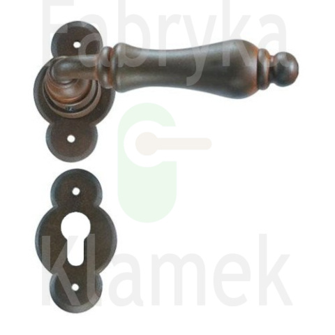 Klamka Berlino 2501 z rozetą na wkładkę Klamka Berlino 2501 z rozetą na wkładkę