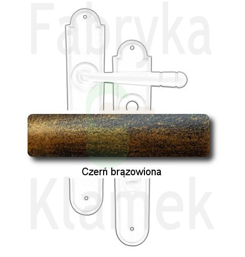 czerń brązowiona czerń brązowiona