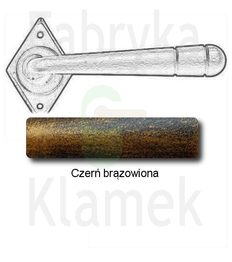 czerń brązowiona czerń brązowiona