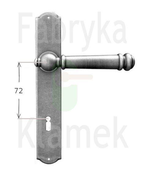 Klamka Brema 2950 na klucz rozstaw 72 mm Klamka Brema 2950 na klucz rozstaw 72 mm