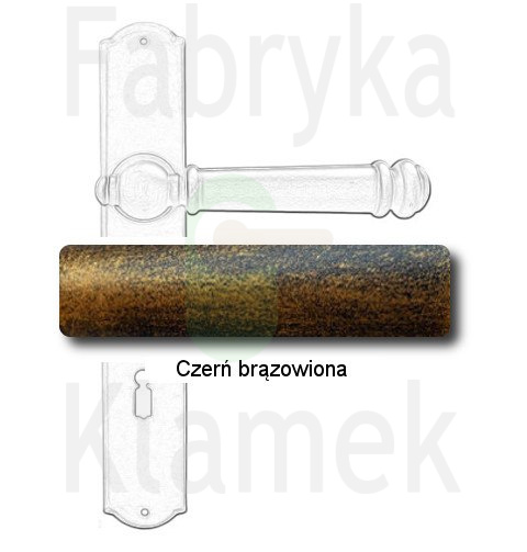 czerń brązowiona czerń brązowiona