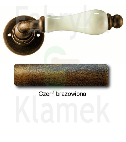czerń brązowiona czerń brązowiona